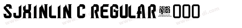 SJxinlin C regular字体转换